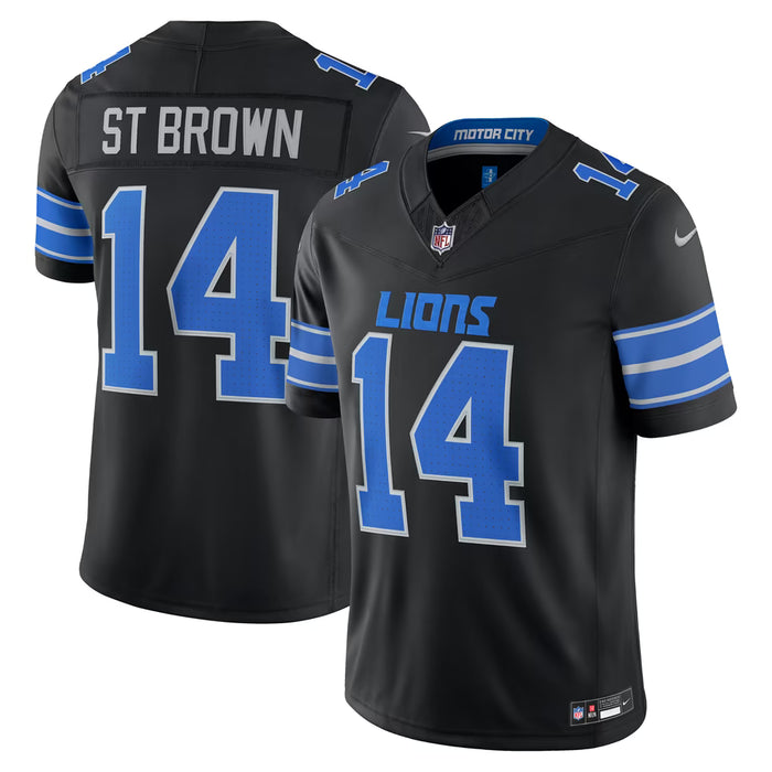 Nike Adult Jersey Adult Nike NFL Amon-Ra St Brown Detroit Lions Black Limited Stitched Jersey