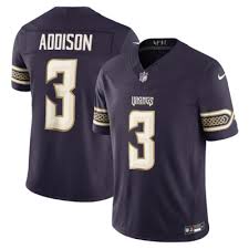 Nike Adult Jersey Adult Nike NFL Jordan Addison Minnesota Vikings Rivalries Jersey-Men's