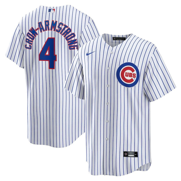 Nike Adult Jersey Adult Pete Crow-Armstrong Chicago Cubs Nike White Replica Player Jersey - Men's