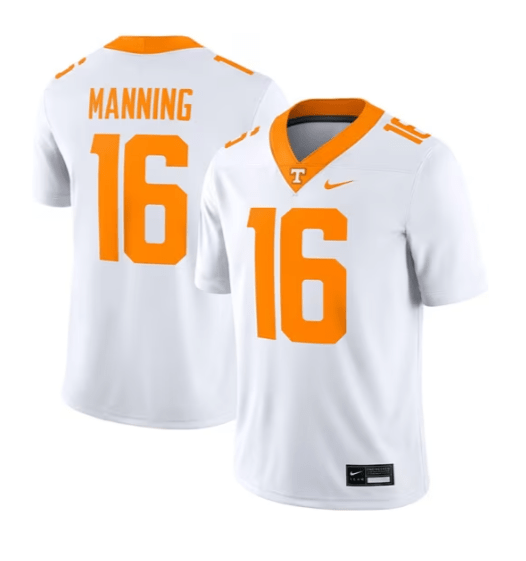Adult Peyton Manning Tennessee Volunteers Nike White Legacy Game Jersey - Men's