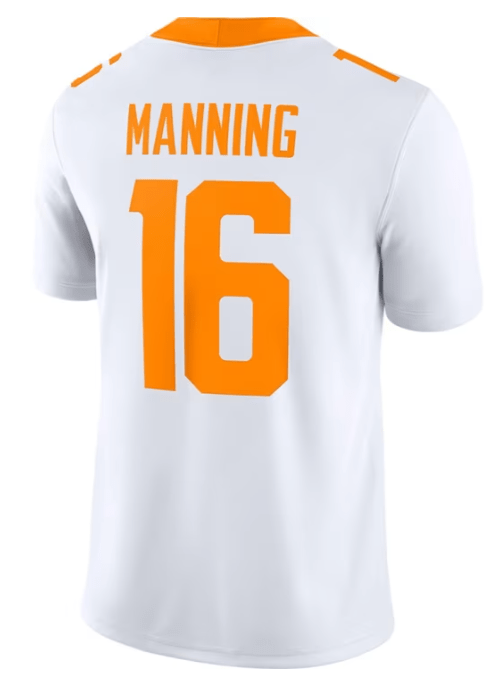 Adult Peyton Manning Tennessee Volunteers Nike White Legacy Game Jersey - Men's