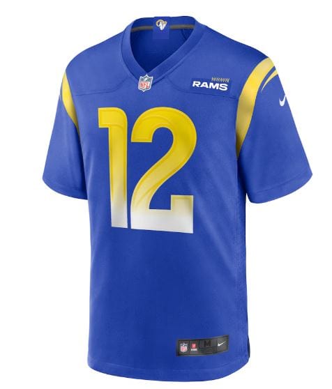 Adult Puka Nacua Los Angeles Rams Nike Blue Game Jersey - Men's
