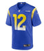 Adult Puka Nacua Los Angeles Rams Nike Blue Game Jersey - Men's