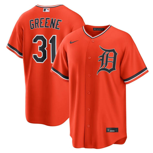 Nike Adult Jersey Adult Riley Greene Detroit Tigers Nike Orange Alternate 2 Replica Player Jersey - Men's