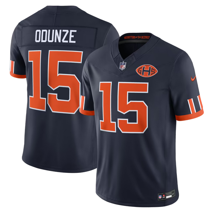 Nike Adult Jersey Adult Rome Odunze Chicago Bears Rivalries NFL Nike Navy Limited Stitched Jersey