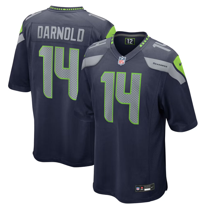 Nike Adult Jersey Adult Sam Darnold Navy Home Game Seahawks Jersey