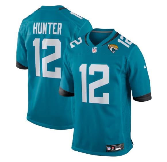 Adult Travis Hunter Jacksonville Jaguars Nike Teal Game Jersey - Men's