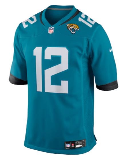 Adult Travis Hunter Jacksonville Jaguars Nike Teal Game Jersey - Men's