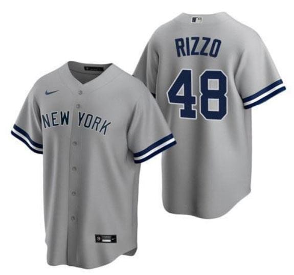 Anthony Rizzo New York Yankees Nike Gray Replica Player Jersey