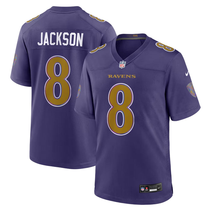 Nike Adult Jersey Baltimore Ravens Lamar Jackson Nike Purple Alternate Game Jersey-Men's