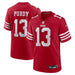 Nike Adult Jersey Brock Purdy San Francisco 49ers Nike Scarlet Game Player Jersey - Men's