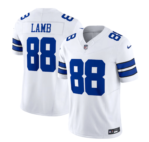 Nike Adult Jersey CeeDee Lamb Dallas Cowboys Nike White Vapor F.U.S.E. Limited Jersey - Men's