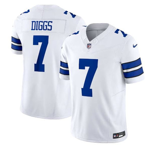 Trevon Diggs Dallas Cowboys Nike White Vapor F.U.S.E. Limited Jersey