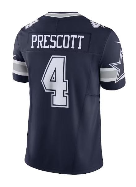 Men's Nike Dak Prescott Navy Dallas Cowboys Vapor F.U.S.E. Limited Jersey Size: Medium