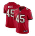 Nike Adult Jersey Devin White Tampa Bay Buccaneers Nike Red Vapor Limited Stitched Jersey