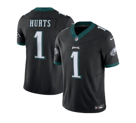 Men's Nike Jalen Hurts Black Philadelphia Eagles RFLCTV Limited Jersey