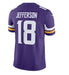 Nike Adult Jersey Justin Jefferson Minnesota Vikings Nike Purple Home Vapor F.U.S.E. Limited Jersey - Men's