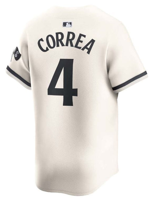 Men's Carlos Correa Minnesota Twins Nike Cream Alternate Limited Player Jersey