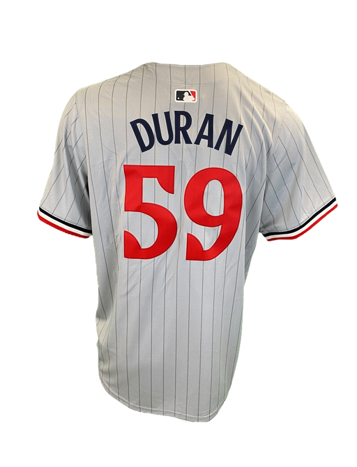 Jhoan Duran Minnesota Twins Nike Gray Away Limited Player Jersey