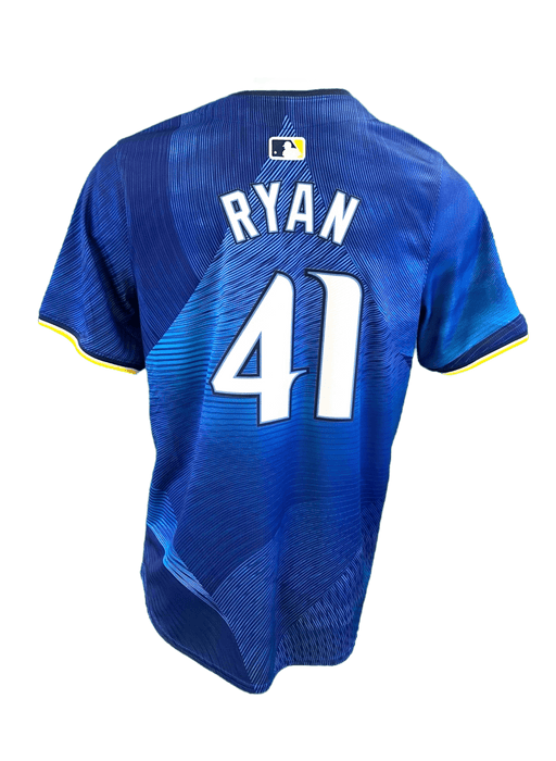 Men's Joe Ryan Minnesota Twins Nike 2024 City Connect Blue Limited Player Jersey