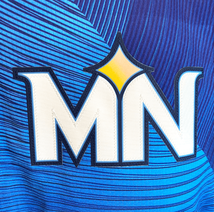 Men's Joe Ryan Minnesota Twins Nike 2024 City Connect Blue Limited Player Jersey