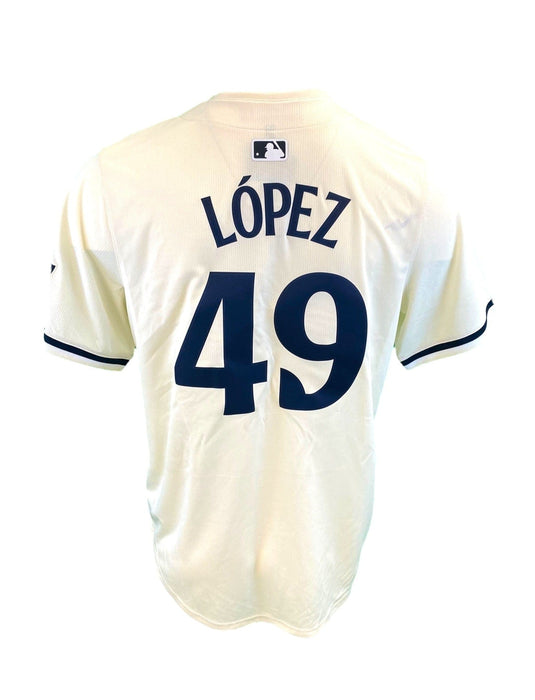 Nike Adult Jersey Men's Pablo Lopez Minnesota Twins Nike Cream Alternate Limited Player Jersey