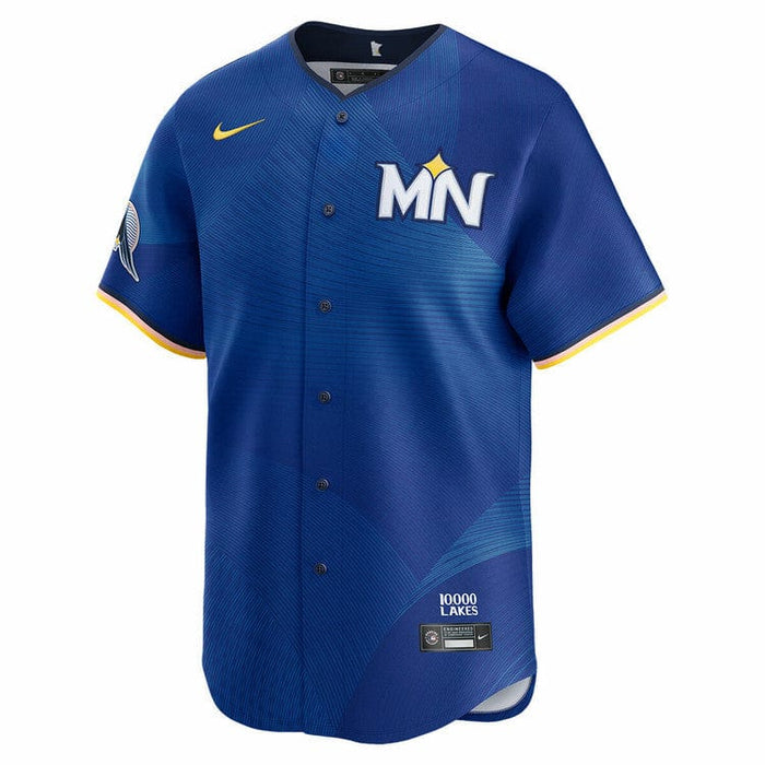 Men's Royce Lewis Minnesota Twins Nike 2024 City Connect Blue Limited Player Jersey