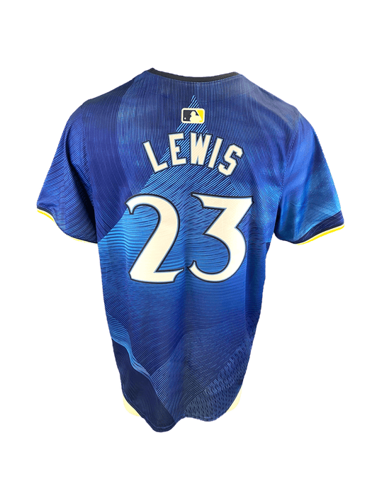 Men's Royce Lewis Minnesota Twins Nike 2024 City Connect Blue Limited Player Jersey