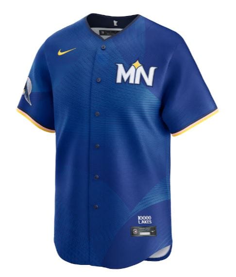 Nike Adult Jersey Men's Royce Lewis Minnesota Twins Nike 2024 City Connect Blue Limited Player Jersey