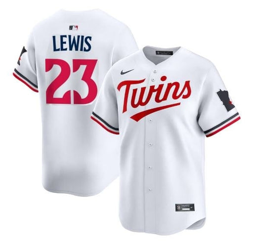 Men's Royce Lewis Minnesota Twins Nike White Home Limited Player Jersey
