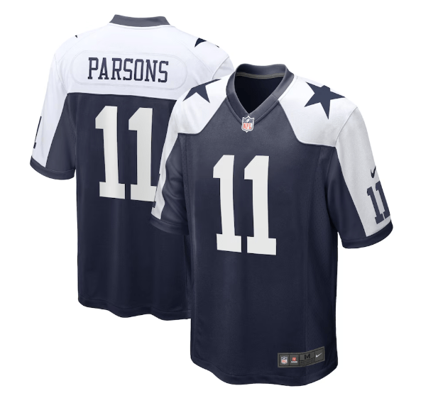 Nike Adult Jersey Micah Parsons Dallas Cowboys Nike Navy Alternate Game Jersey - Men's