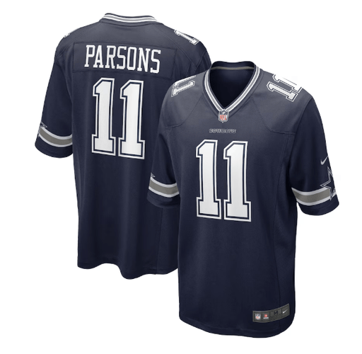 Nike Adult Jersey Micah Parsons Dallas Cowboys Nike Navy Game Jersey - Men's