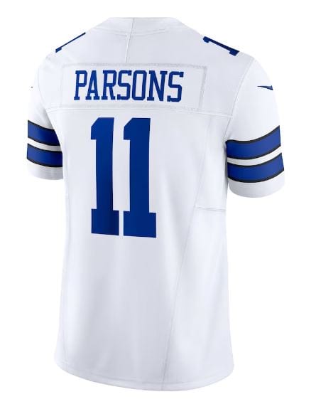 Micah Parsons Dallas Cowboys Nike White Vapor F.U.S.E. Limited Jersey