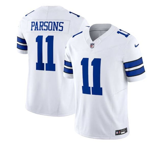 Micah Parsons Dallas Cowboys Nike White Vapor F.U.S.E. Limited Jersey