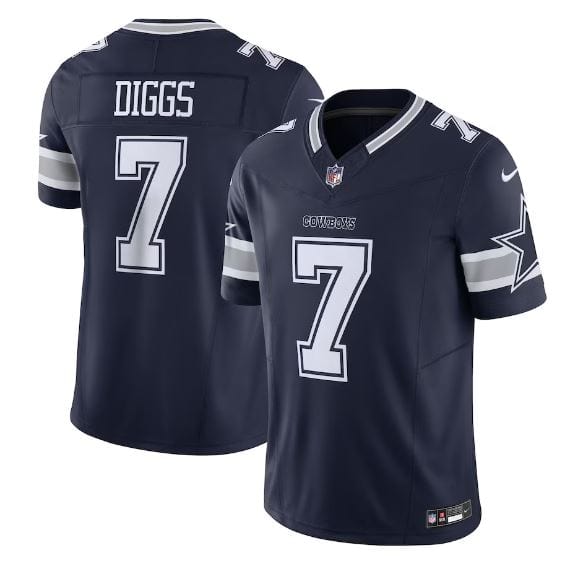 Men's Nike Trevon Diggs Navy Dallas Cowboys Vapor F.U.S.E. Limited Jersey Size: Medium