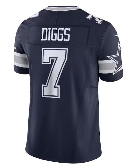 Trevon Diggs Dallas Cowboys Nike Navy Vapor F.U.S.E. Limited Jersey