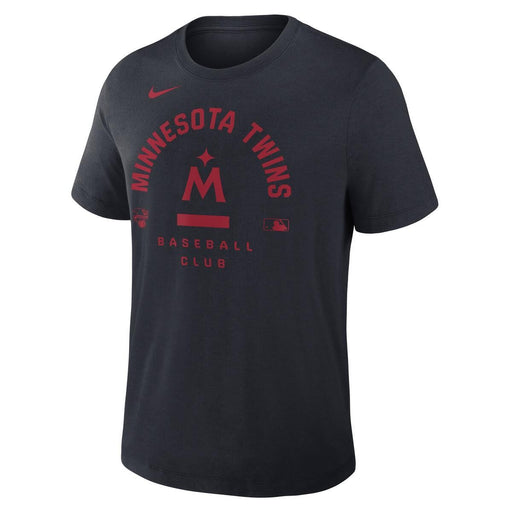 Nike Apparel MLB Adult Minnesota Twins Navy Nike 2026 Authentic Collection Early Work T-Shirt - Men's