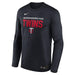 Adult Minnesota Twins Navy Nike 2026 Authentic Collection Team Issued Long Sleeve Legend T-Shirt - Men's