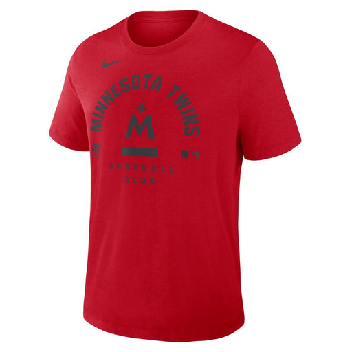 Nike Apparel MLB Adult Minnesota Twins Red Nike 2026 Authentic Collection Early Work T-Shirt - Men's