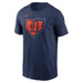 Detroit Tigers Navy Nike MLB Cotton Icon Home Plate Logo Short Sleeve T-Shirt - Men's
