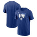 Los Angeles Dodgers Blue Nike MLB Cotton Icon Home Plate Logo Short Sleeve T-Shirt - Men's