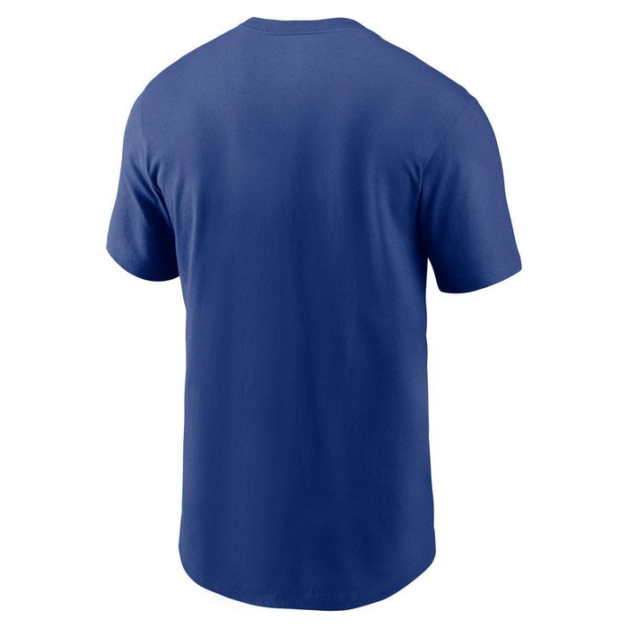 Los Angeles Dodgers Blue Nike MLB Cotton Icon Home Plate Logo Short Sleeve T-Shirt - Men's