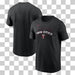 Nike Apparel MLB Minnesota Twins Black Nike MLB Cotton Fashion Hot Corner Overlap Logo Short Sleeve T-Shirt - Men's