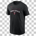 Nike Apparel MLB Minnesota Twins Black Nike MLB Cotton Fashion Hot Corner Overlap Logo Short Sleeve T-Shirt - Men's