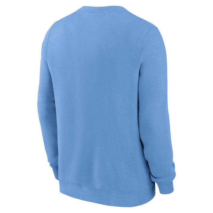 Nike Apparel MLB Minnesota Twins Light Blue Nike MLB Gotta Go Fast Twill Crewneck Pullover Fleece Sweatshirt - Men's