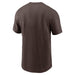 San Diego Padres Brown Nike MLB Cotton Icon Home Plate Logo Short Sleeve T-Shirt - Men's
