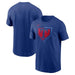 Texs Rangers Blue Nike MLB Cotton Icon Home Plate Logo Short Sleeve T-Shirt - Men's