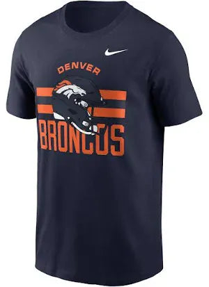Nike Apparel NFL 2026 Nike Denver Broncos REFLEXPLAY Navy tee