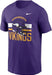 Nike Apparel NFL 2026 Nike Minnesota Vikings REFLEXPLAY Purple Tee