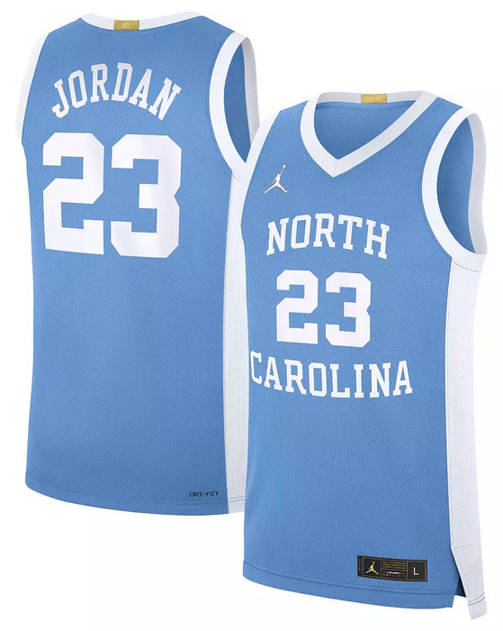 Nike NCAA Jersey Men's North Carolina Tar Heels Michael Jordan #23 Carolina Blue Replica Basketball Jersey